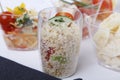 Small appetizers with quinoa