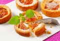Small apple filled cakes Royalty Free Stock Photo