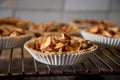 Small apple pie cakes