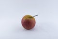 Small apple on a white background. Royalty Free Stock Photo