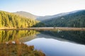 Small Arber lake in the autumn, Bavaria, Germany