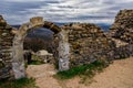 Small arch at the ruins of a Castle