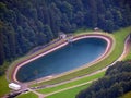 Small artificial lakes from hydroelectric power plants in the alpine valleys Gadmertal and GÃÂ¤ntel Gaentel, Innertkirchen