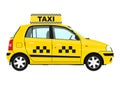 Small Asian taxi.