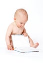 Small baby boy Royalty Free Stock Photo