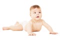 Small baby creeps Royalty Free Stock Photo