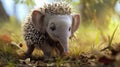 Small Baby Elephant Standing in Grass Royalty Free Stock Photo