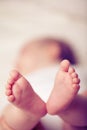 Small baby - newborn feet Royalty Free Stock Photo