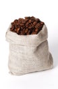 Small bag of coffee Royalty Free Stock Photo