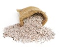 Small bag of rice Royalty Free Stock Photo