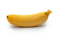 Small banana isolated on white