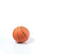Small Basketball for kids or pet on isolated white background.