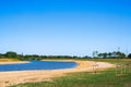 Small bathing beach of the Meuse Royalty Free Stock Photo