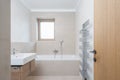 Small bathroom in house Royalty Free Stock Photo