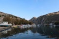 Small bay at kalymnos island greece europe Royalty Free Stock Photo