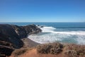 Small bay at original Ragged Point at Big Sur on the Central Coast of California United States Royalty Free Stock Photo