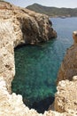 Small bay on Portinatx on the island Ibiza