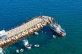 Small bay in Sorrento seacoast, Italy Royalty Free Stock Photo