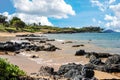 A small beach cove in Kihei on the Island of Maui