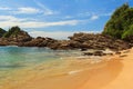 Small beach Ferradurinha sea roc, Buzios, Rio de Janeiro, Brazil