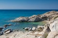 Mikri Vigla Beach, Greece Royalty Free Stock Photo