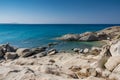 Mikri Vigla Beach, Greece Royalty Free Stock Photo