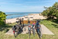 Small beach between Rochefort and La Rochelle, in France