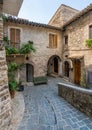 The small and beautiful village of Casteldilago, near Arrone. In the Province of Terni, Umbria, Italy.