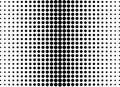 Small And Big Black Polka Dots Vector White Background, Seamless Background. Royalty Free Stock Photo