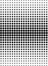 Small And Big Black Polka Dots Vector White Background, Seamless Background. Royalty Free Stock Photo