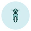 Small bike, icon