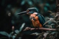 Small bird forest. Generate Ai
