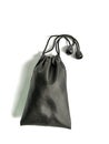 small black bag isolated on white Royalty Free Stock Photo