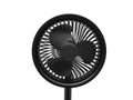 Small black fan isolated on white background Royalty Free Stock Photo