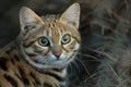 Small Black Footed Cat ( felis negripes ) Royalty Free Stock Photo