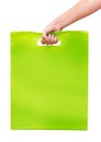 Small blank plastic bag Royalty Free Stock Photo