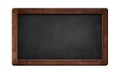 Small blank slate blackboard black color