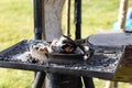 Small blast furnace for crafts Royalty Free Stock Photo