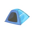 Small Blue Bright Color Tarpaulin Tent