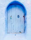 Small blue door