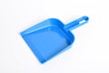 Small blue dustpan Royalty Free Stock Photo