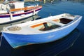 Small Blue Fishing Boat Royalty Free Stock Photo