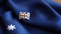 A small blue and gold badge with the union jack on it, AI Royalty Free Stock Photo