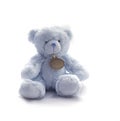 Small Blue Teddy Bear Toy Royalty Free Stock Photo