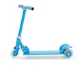 Small blue toy scooter Royalty Free Stock Photo