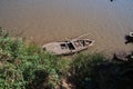 The small boat on Blue Nile River, Khartoum, Sudan