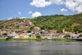 Small boat in Cachoeira (Brazil) Royalty Free Stock Photo