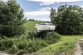 Small boat in the countryside Royalty Free Stock Photo