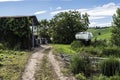 Small boat in the countryside Royalty Free Stock Photo