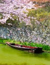 Small boat, Hachiman-Bori, Omi-Hachiman, Japan